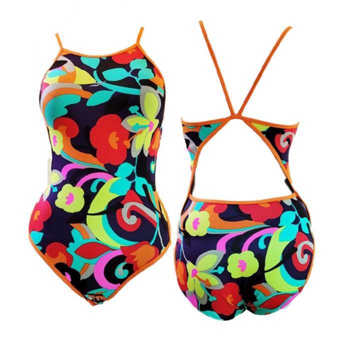 ONE PIECE BUTTERFLY BACK BIKINI ชุดวันพีชหลังผีเสื้อขาเว้า